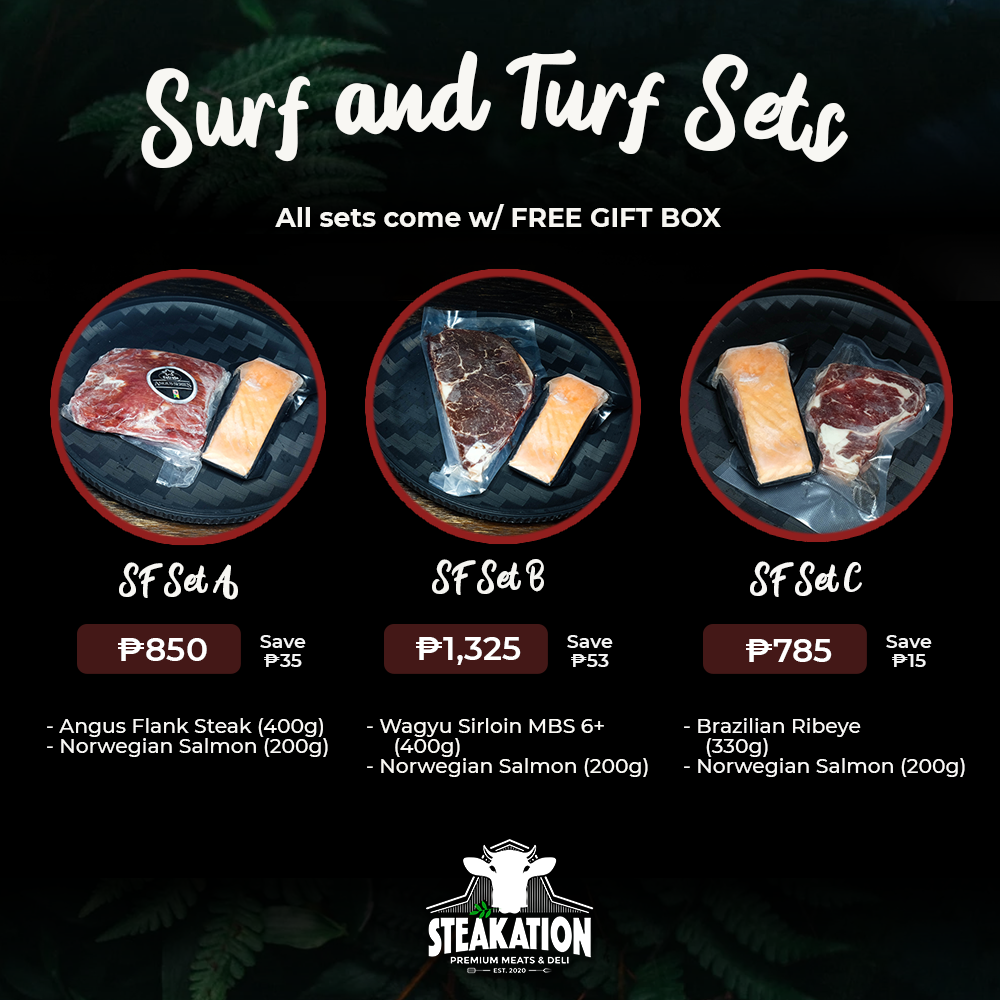 Surf & Turf Sets - 3 options