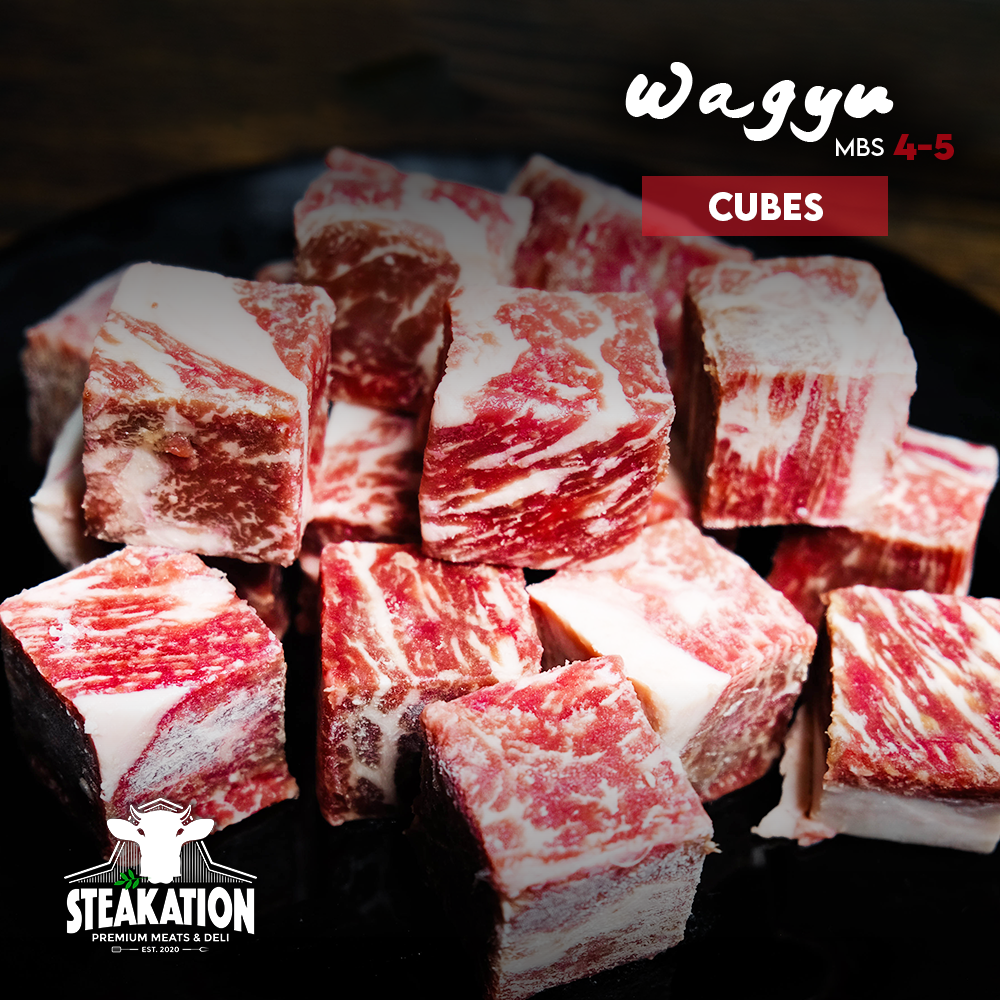 Wagyu Cubes (MBS 4-5)