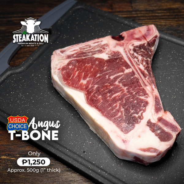 Usda Choice Angus Beef T-bone Steak - 1.36-3.50 Lbs - Price Per Lb - Good &  Gather™ : Target